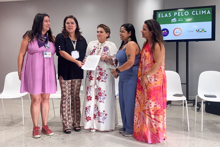 "Não haverá justiça climática sem justiça de gênero"
